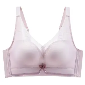 New soft and fit no underwire breast folding sexy bra Stock bra Wholesale