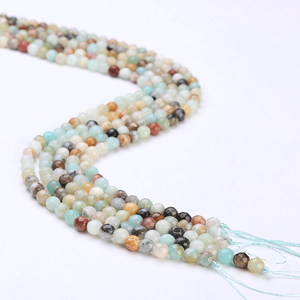 ลูกปัดพลอยธรรมชาติสำหรับทำเครื่องประดับ ประกอบด้วย อาเกตทรงเหลี่ยมเจียระไน คาร์เนเลียน ขนาด 8 มม. และ 3 มม. - Product Image 4