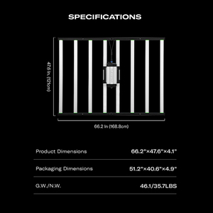 Barre lumineuse de croissance pour plantes à spectre complet de 800 watts avec garantie de 5 ans LA Stock Dimmable 4X6Ft Free Tax - Product Image 6