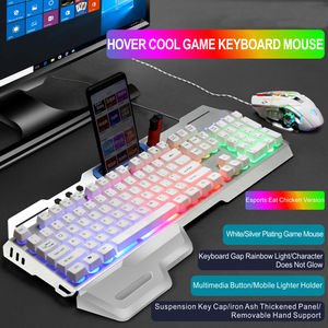 Combo Chuột Và Bàn Phím Rgb Bán Chạy Nhất Roc Tuyệt Vời Với Giá Đỡ Tay Bộ Bàn Phím Và Chuột Chơi Game Bàn Phím Kim Loại - Product Image 4
