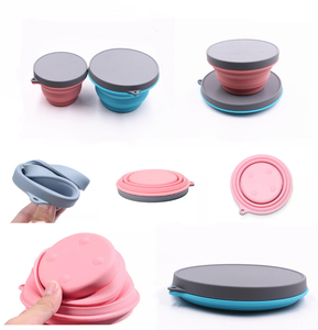 Bouteille d'eau en verre en silicone écologique / Housse de bouteille en caoutchouc de silicone 300ml/500ml - Product Image 6