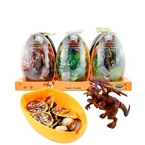 Huevo <span class=keywords><strong>de</strong></span> <span class=keywords><strong>chocolate</strong></span> <span class=keywords><strong>de</strong></span> dinosaurio sorpresa personalizado, juguete, venta al por mayor - Product Image 1