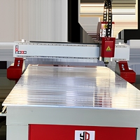Machine de gravure et de sculpture sur bois CNC 3 axes à haute rigidité industrielle, grand format, avec broche de 3,5 kW, fabricant de machines pour le travail du bois