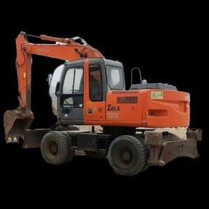 Excavadora de Ruedas Hitachi ZX130 Multifuncional Usada con Martillo/Grapa, para Silvicultura/Infraestructura, Marca OEM Disponible - Product Image 1