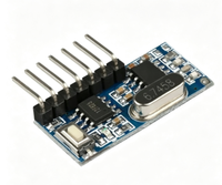 Module récepteur RF sans fil 433 MHz avec décodeur de code d'apprentissage, sortie 4 canaux, kit DIY pour l'encodage de télécommande 1527
