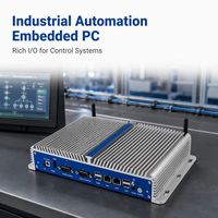 Ordinateur industriel embarqué avec GPIO 8 canaux, double LAN Gigabit, Intel Core i5, stockage 256 Go-1 To, en stock pour armoires d'automatisation