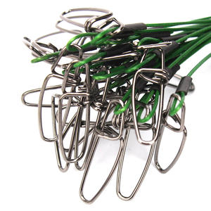 Alpha 3 Colors 50cm 150lb <span class=keywords><strong>Fil</strong></span> <span class=keywords><strong>d</strong></span>'<span class=keywords><strong>acier</strong></span> <span class=keywords><strong>pour</strong></span> la pêche en mer Heavy Duty Anti-Bite Steel Wire Leader for Shark Pike Barracuda - Product Image 3