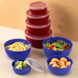 4-Piece Kitchen Organizer Set Large Capacity Plastic Food Storage Bowls for Refrigeration & Storage - Product Image 4