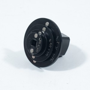 4 Piece Insert Low-profile Impact Socket Adapter Set Double Square Chrome Molybdenum Steel DIY Grade OEM Customizable Black - Product Image 3