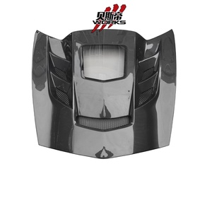 DarwinPRO BLACK SAILS Style Capot de capot transparent en fibre de carbone de qualité B disponible pour Corvette C7 Z06 - Product Image 4