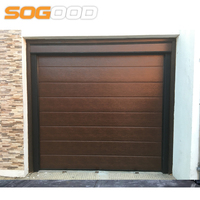 Puerta de Garaje Seccional Automática de Acero Inoxidable de 40 mm, con Control Inteligente y Funcionamiento Silencioso, para Residencias Costeras, Venta al Por Mayor