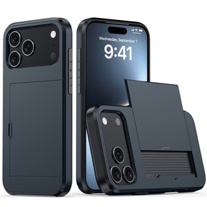 เคสป้องกันการตกหล่นลายสัตว์แบบ2-in-1สำหรับ17 PRO MAX & Air พร้อมช่องเสียบการ์ดแบบสไลด์ออก16P - Product Image 5
