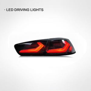 ไฟท้าย LED แบบเคลื่อนไหวสำหรับมิตซูบิชิ แลนเซอร์ อีเอ็กซ์ ปี 2010-2016 ดีไซน์ใหม่ แบบรมดำสีแดง - Product Image 2