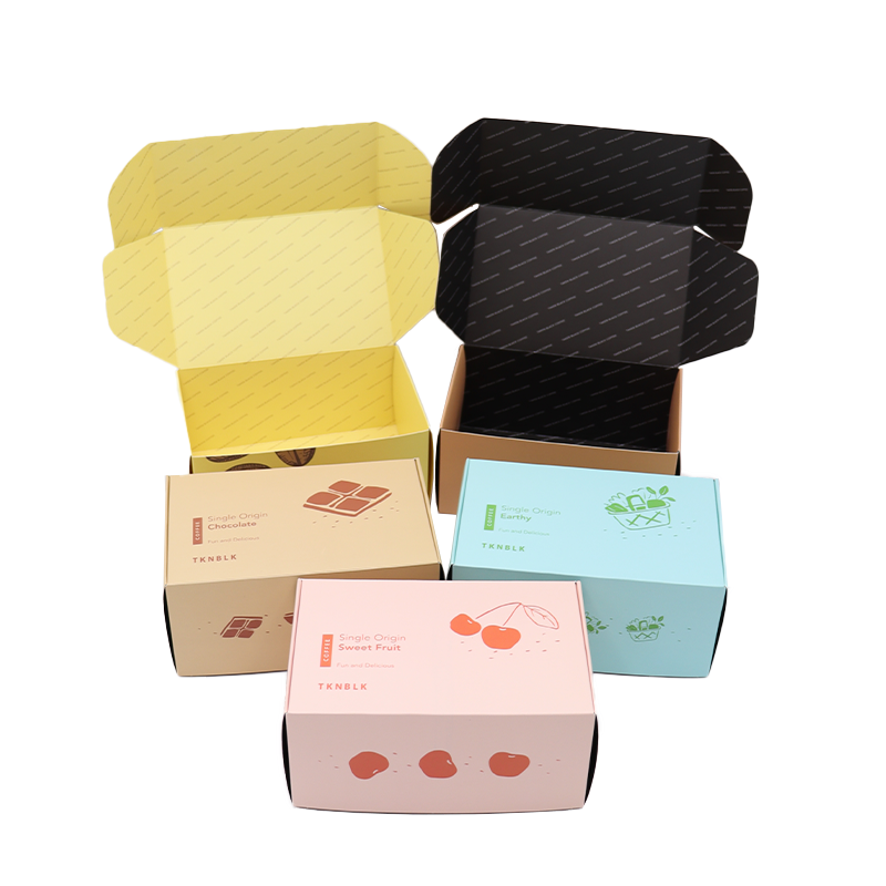 All Colours Food Packaging Luxury Gifts Roll End Boxes Free Sample Custom Logo Printed Paper Boxes