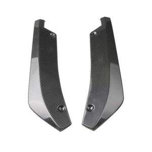 Jupes latérales arrière en fibre de carbone pour kit carrosserie de voiture, style luxe, fixation par vis, protections - Product Image 3