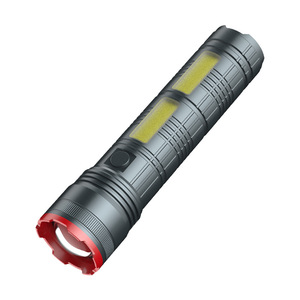 Linterna Lateral COB de 30W, Tipo C, Aleación de Aluminio, Zoom Telescópico, Alta Intensidad, Largo Alcance, para Exteriores - Product Image 1