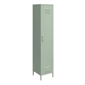 Modern Home <strong>Decorative</strong> Metal Storage <strong>Locker</strong> Stand Foot Differ Appearance Narrow Tall <strong>Locker</strong> With Shelf Corner Style Steel <strong>Locker</strong> - Product Image 1