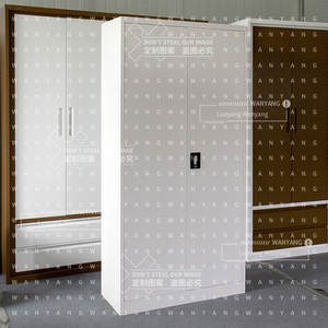 مرآب مكتب معدني ، مع بابين ورفوف - Product Image 2