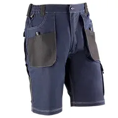 Pantaloncini - 182 S Flex - Colore: Nero / Blu Navy - Pantaloncini multitasche elasticizzati con elastico in vita. - Product Image 2