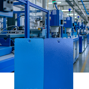 Recubrimiento en Polvo Epoxi Poliéster Electrostático con Textura Arrugada y Metálica en Colores Azules al Mejor <span class=keywords><strong>Precio</strong></span> - Product Image 1