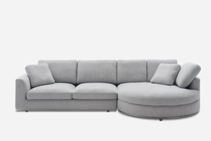 Ensemble de meubles de salon modernes de luxe, modulaires en tissu avec rembourrage en éponge pour appartement - Product Image 3