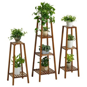 Floor-standing flower stand, balcony, office, living room flower pot stand, succulent plant stand, multi-tiered storage <b>shelf</b>, - Product Image 5