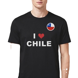 Lightweight and Breathable Chile Fan T-shirt for Summer Outdoor Gatherings and Matches Promotion - Product Image 4