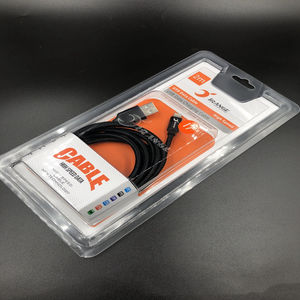 Emballage en blister coulissant en plastique transparent personnalisé, gaufrage, laminage mat, doublure en éponge pour leurre de pêche en papier - Product Image 3