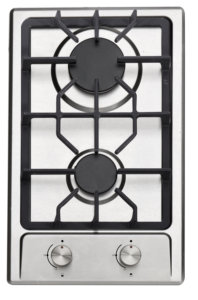Cuisinière à <span class=keywords><strong>gaz</strong></span> <span class=keywords><strong>encastrable</strong></span> quatre brûleurs en acier inoxydable <span class=keywords><strong>Domino</strong></span> avec allumage électronique, protection anti-extinction et classe d'efficacité énergétique - Product Image 2