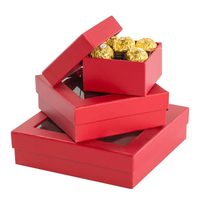 Vente en gros de boîte à chocolat rectangulaire de luxe personnalisée à bon prix gaufrage par revêtement UV pour bonbons au chocolat de luxe spéciaux
