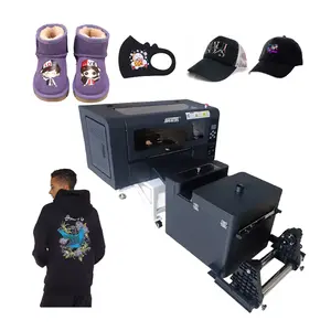 Best High Speed Dual Head I3200 A1 60cm DTF Printer Printing Machine Tshirt DTF Printer 60cm with Powder Shaker