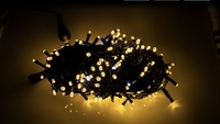 Guirlandes lumineuses LED de Noël pour l'extérieur, étanches IP44, lumières scintillantes féériques pour arbre, pour la décoration de salles de classe et de mariages - à brancher