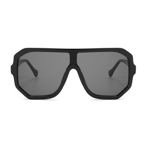 Lunettes de soleil Superhot 17532, mode 2019, verres monobloc, lunettes de soleil surdimensionnées - Product Image 1