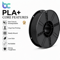 Filamento de Impresión 3D Becreative PLA Plus de Alta Resistencia, 1.75mm, Extruido, 205-215, 1kg/rollo, para Impresora 3D/Pluma 3D FDM, Impresión Suave