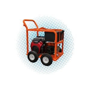 Hidrolavadora industrial moderna de agua fría a gasolina para limpieza a alta presión de vehículos, pisos, paredes, equipos y patios. - Product Image 1