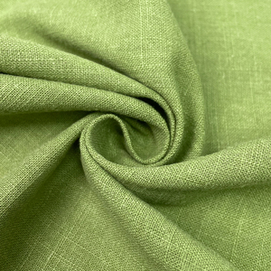 Venta al por mayor arena lavada 55% <span class=keywords><strong>Lino</strong></span> 45% algodón mezclado tela para camisa de mujer Color hecho a mano Tissu Lin Coton tela - Product Image 3