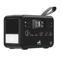 Estación de Energía Portátil de Fosfato de Hierro y Litio de 768 Wh, Modelo X100, con Salida de CA de 100 W, Pantalla LED, Permite el Transporte en Aviones