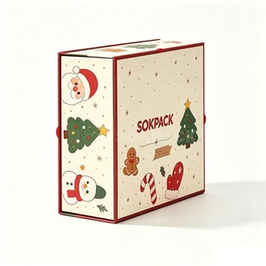 Calendario de Adviento Personalizado con Santa Squishy, Caja de Regalo para Niños, Caja Ciega de Cuenta Regresiva de 24 Días con Juguetes, Caja de Cartón Rígido para Niños, Navidad - Product Image 6