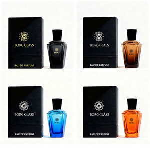 Chai xịt nước hoa thủy tinh pha lê vuông độc đáo, sang trọng, tùy chỉnh 60ml, nắp đen - Product Image 4