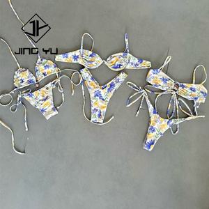 Fabricante de Bikinis, Diseño de Alta Calidad, Traje de Baño de Nailon Reciclado Estampado Personalizado para Mujer - Product Image 5