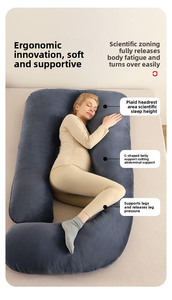 <span class=keywords><strong>Coussin</strong></span> de couchage latéral multifonctionnel en forme de U Oreiller abdominal amovible <span class=keywords><strong>pour</strong></span> <span class=keywords><strong>femmes</strong></span> <span class=keywords><strong>enceintes</strong></span> - Product Image 5