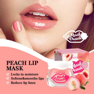 Mascarilla labial reparadora profunda con sabor a melocotón, fresa y menta, hidratante y de alta calidad, en oferta. - Product Image 2