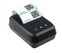 Cashino KLP-II Printer Label Mini Genggam untuk Label Pengiriman, Printer Label Thermal Mobile 58mm untuk Retail Supermarket