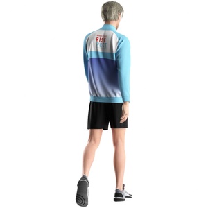 Veste de sport décontractée pour hommes, style lutte, avec fermeture éclair intégrale, en sublimation, pour la mode et le sport - Product Image 6