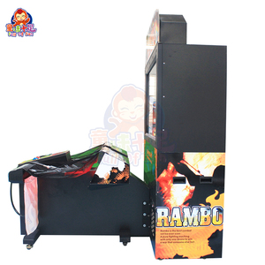 Entretenimiento interior de alta calidad Precio al por mayor 42 pulgadas Stallone I Simulación <span class=keywords><strong>2</strong></span> pistolas Shooting Arcade Game Machine - Product Image 4