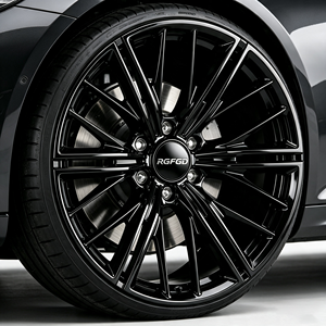 Jantes monobloc brillantes noires de 19, 20, 21, 22, 24, 26 pouces en 5x114.3, 5x112, 5x130 SF90, 458, 990 pour G Class, <span class=keywords><strong>Maclaren</strong></span> 720S - Product Image 6