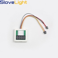 Nuevo Interruptor Táctil Inteligente DC12V/24V, 5A 60W IP22 Antivaho, con Ajuste de Color, Pantalla de Tiempo y Temperatura, Sensor LED de un Solo Toque