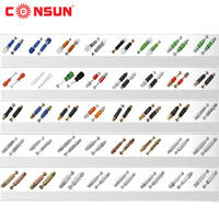 CONSUN Raccord de meuble 3-en-1 : Connecteur excentrique à écrou, Fixation Mini-Fix, Vis de connexion