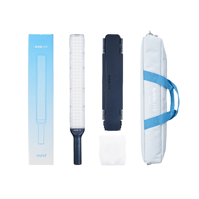 New NANLITE Wand LED Handheld Fill Light Stick Dual Color Temperature Full-color RGB 30W App Control External Shooting Battery
