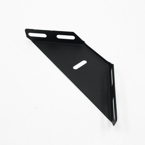 Support d'angle 5 mm noir peint, accessoire de quincaillerie non standard pour support de lit - Product Image 1